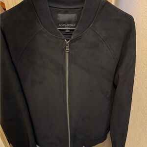 Banana Republic - Black Faux Suede Jacket - Soft and Luxurious - Like New